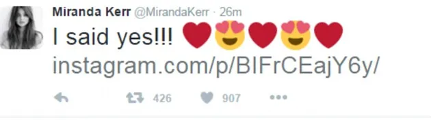 miranda kerr, miranda kerr bertunangan, miranda kerr tunangan dengan evan spiegel