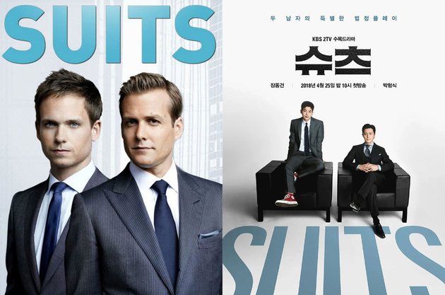 Serial USA Network SUIT juga dibuat remake versi Korea yang baru saja premiere. Dibintangi Jang Dong Gun dan Park Hyung Si, drama ini pun berhasil jadi salah satu tontonan wajib.