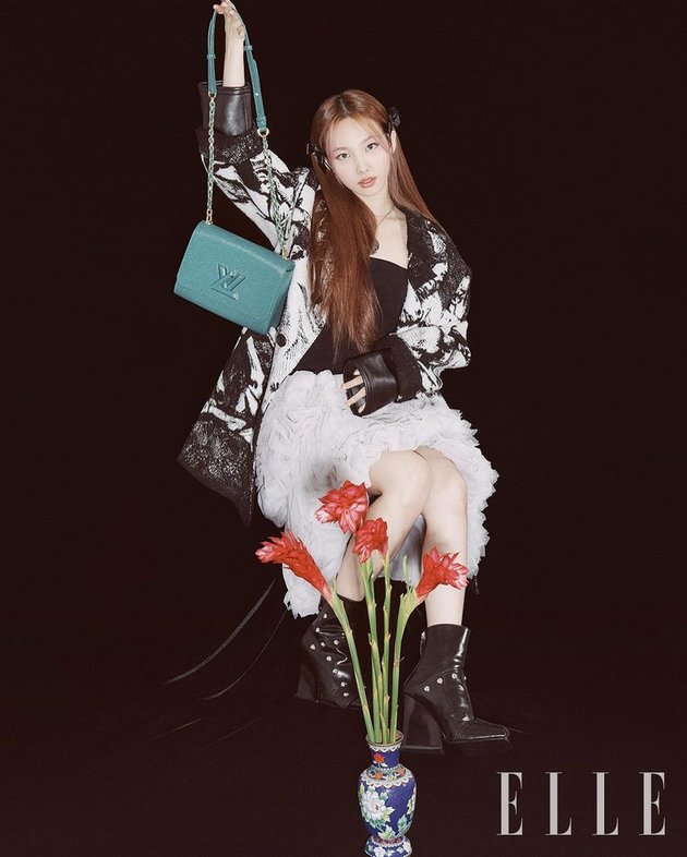 All About Louis Vuitton, Let's Take a Look at Nayeon TWICE's Fashion Details During the Photoshoot with ELLE Korea