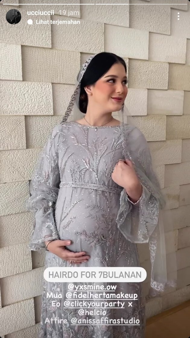 Ready to Welcome the Birth of a Baby Boy, 8 Photos of Yasmine Ow and Aditya Zoni's Thanksgiving and Gender Reveal Event - Attended by Ammar Zoni & Irish Bella