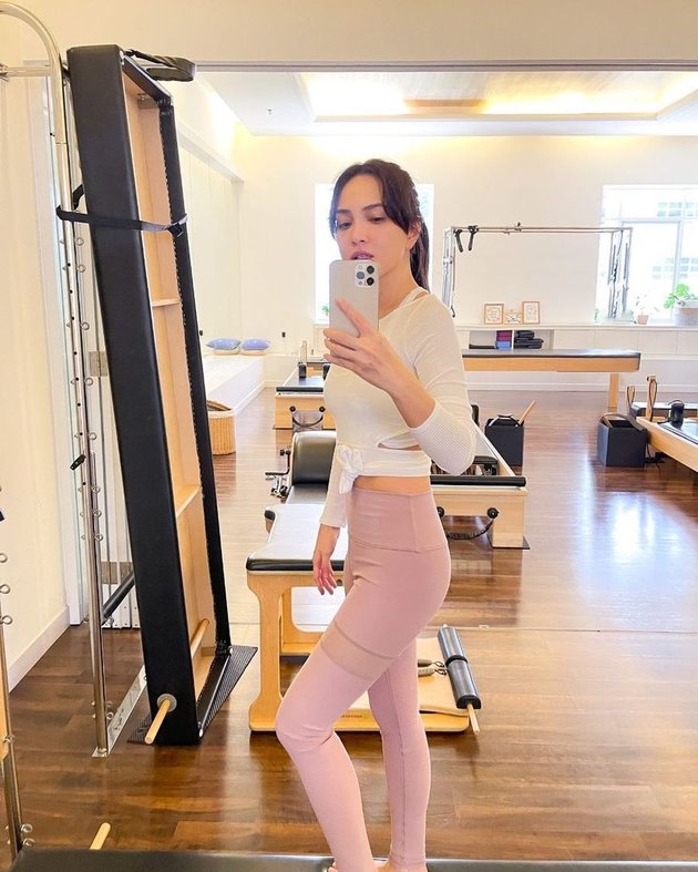 Single Parent and Busy Shooting Until Leaving Children, Here are 6 Photos of Shandy Aulia Still Diligently Exercising - Sad Expression Becomes the Highlight