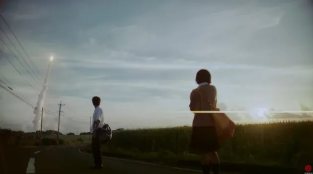 Takaki dan Akari di Film 5 Centimeters Per Second