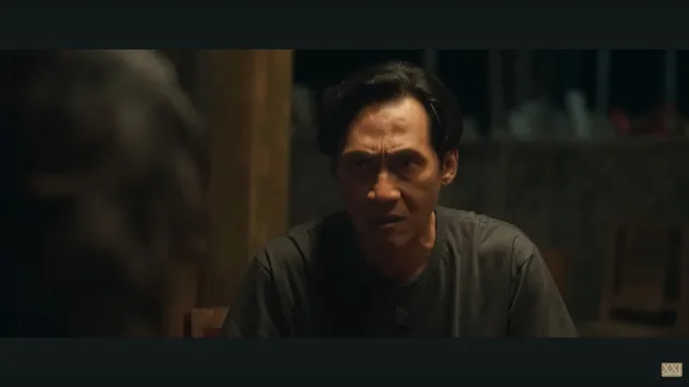 Nugie di film Sosok Ketiga Lintrik