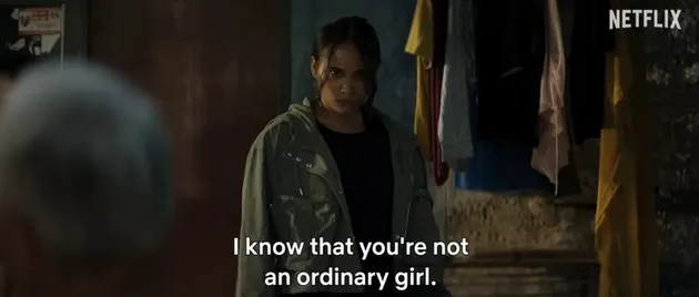 Aurora Ribero Sebagai 13 di Film The Shadow Strays 