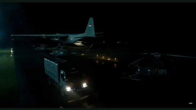 Persiapan perang di bandara TIMUR