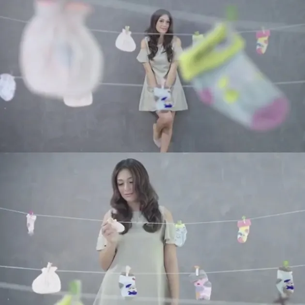 Celine Evangelista hamil