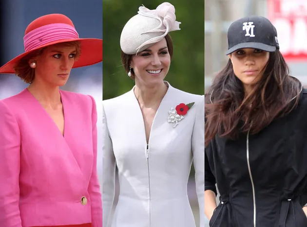 Fashion Putri Diana - Kate Middleton - Meghan Markle