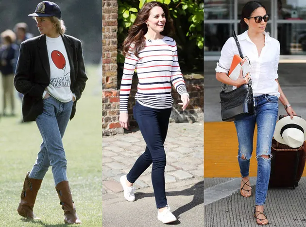 Fashion Putri Diana - Kate Middleton - Meghan Markle
