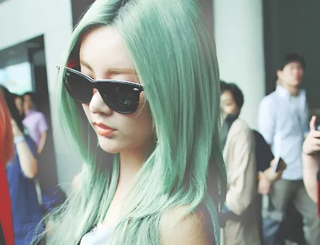 Rambut Hijau Seleb Korea