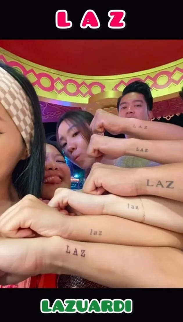 Potret Lucinta Luna Kembaran Tato Bareng Boy William