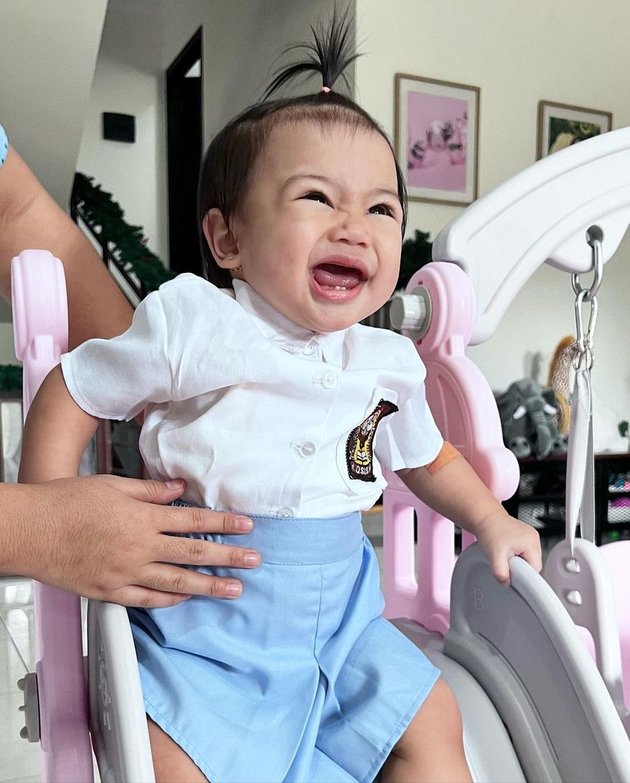 Already Grown Up, 8 Portraits of Baby Bible Princess Felicya Angelista and Caesar Hito Who Are Even Cuter and Adorable Wearing High School Uniforms