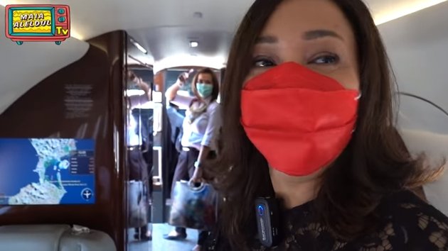 Sultan Abis! 10 Pictures of Maia Estianty Riding a Private Jet, Rent Price Per Hour Hundreds of Million Rupiah Makes Hot and Cold