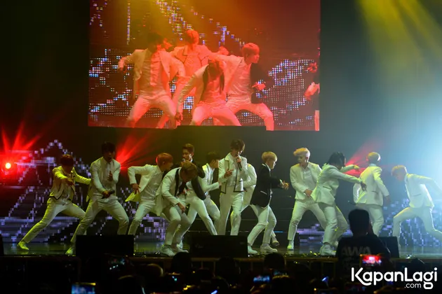 foto fan meeting Seventeen di Jakarta
