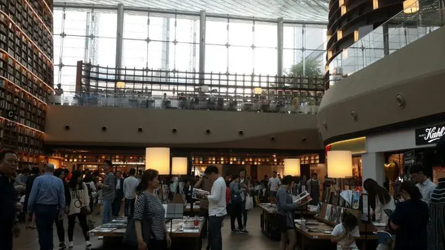 Perpustakaan Hogwarts di Korea Selatan