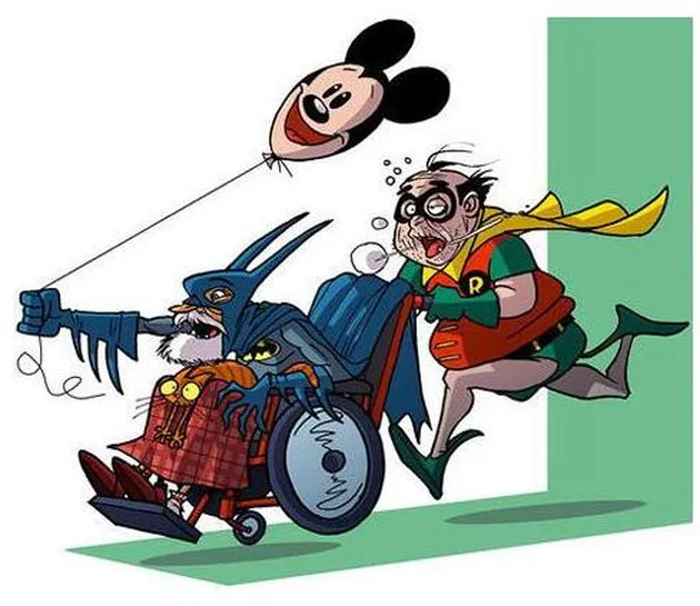 Super heroes and villain