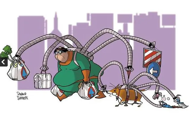 Super heroes and villain