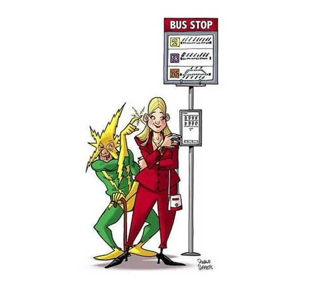 Super heroes and villain