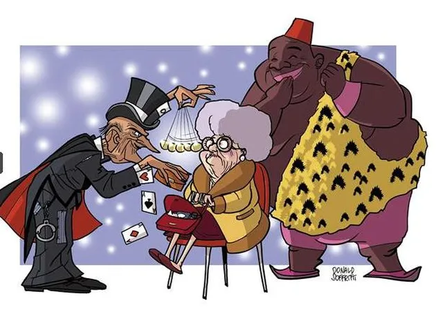 Super heroes and villain