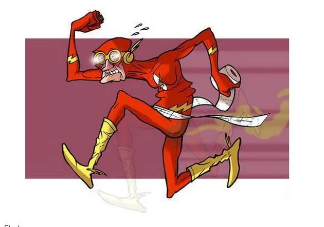 Super heroes and villain