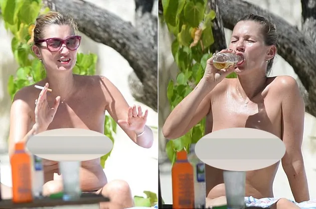 Kate Moss Topless