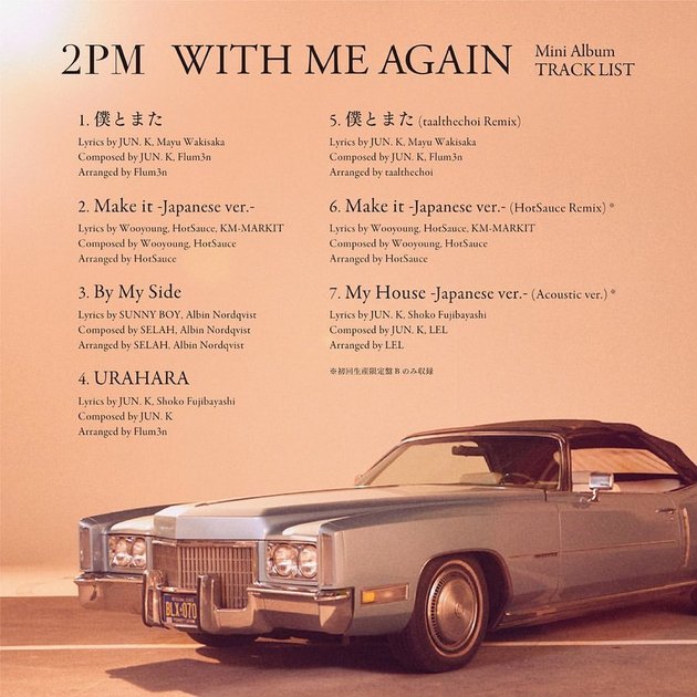 No Time to Move On, 2PM Returns to Make Fans Hysterical with Japanese Mini Album