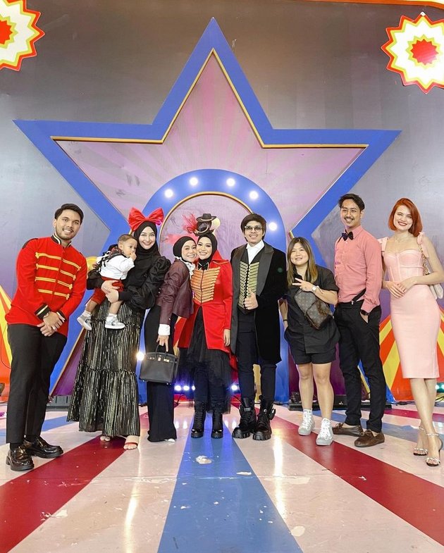 Didn't Invite Rizky Billar, Here are 10 Photos of Lesti Kejora Attending Ameena's Circus-Themed Birthday Party - Looking Beautiful with Baby El and Singing 'Kopi Dangdut'