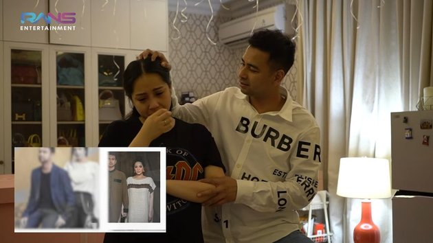 Continuously Crying, This Emotional Moment of Nagita Slavina and Raffi Ahmad Receives Special Surprise from Rafathar on Their 7th Anniversary