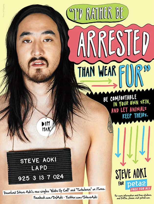 Banyaknya masalah pembunuhan hewan mungkin menjadi salah satu alasan Steve Aoki ikut dalam kampanye ini.