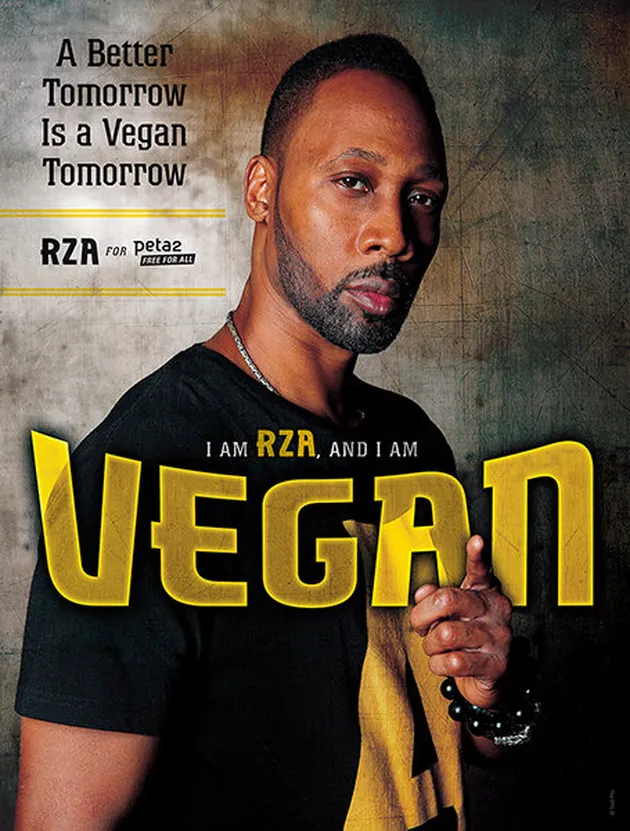 Menjadi vegan adalah salah satu cara dari RZA untuk melawan pembunuhan hewan.