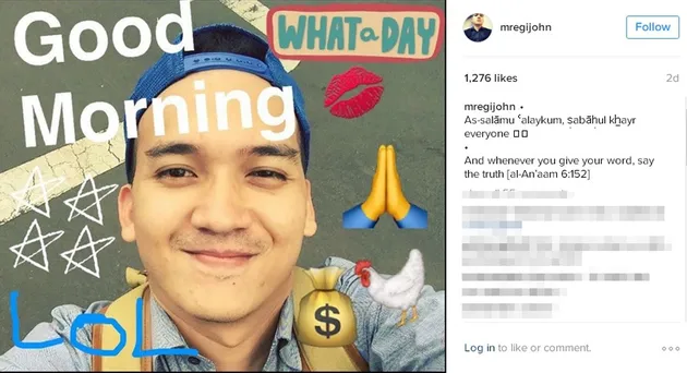 Egi John jadi relijius