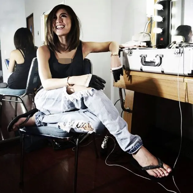 Gaya Rambut Agnes Monica