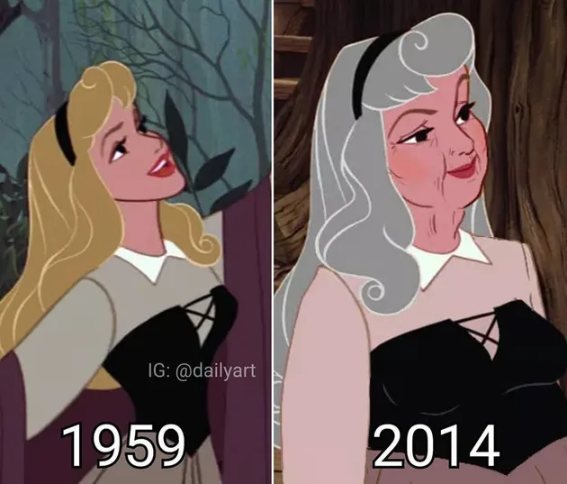 Princess Disney muda vs tua
