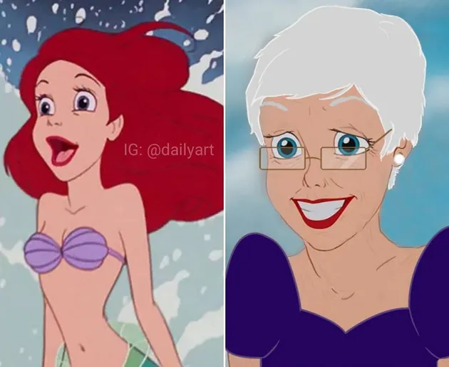 Princess Disney muda vs tua