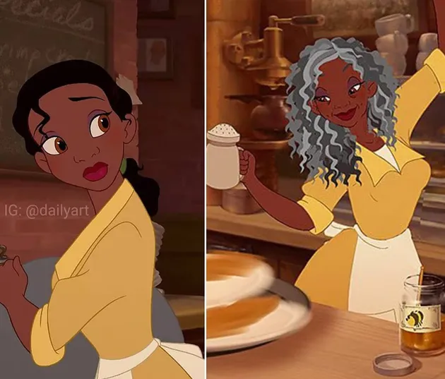 Princess Disney muda vs tua