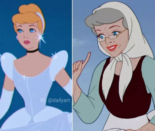 Princess Disney muda vs tua