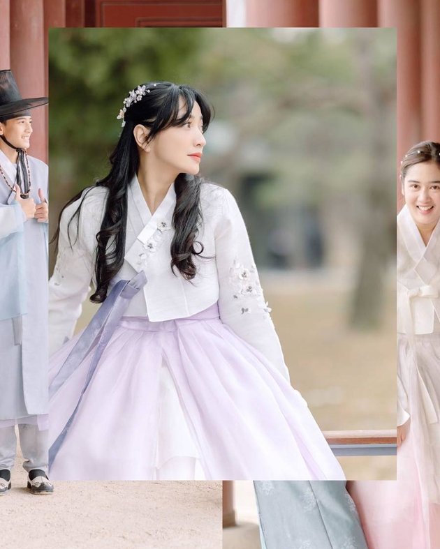 Appearing like nobles, 9 Pictures of Hesti Purwadinata's Family Vacation in South Korea - Netizens are amazed by the beautiful appearance of the daughter