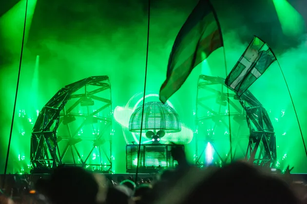 panggung spektakuler Deadmau5