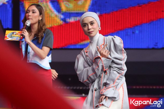 Energetic Performance, 10 Portraits of Lesti Kejora at 'Hysteria Concert World Cup 2023' - Collaboration with Dewa 19