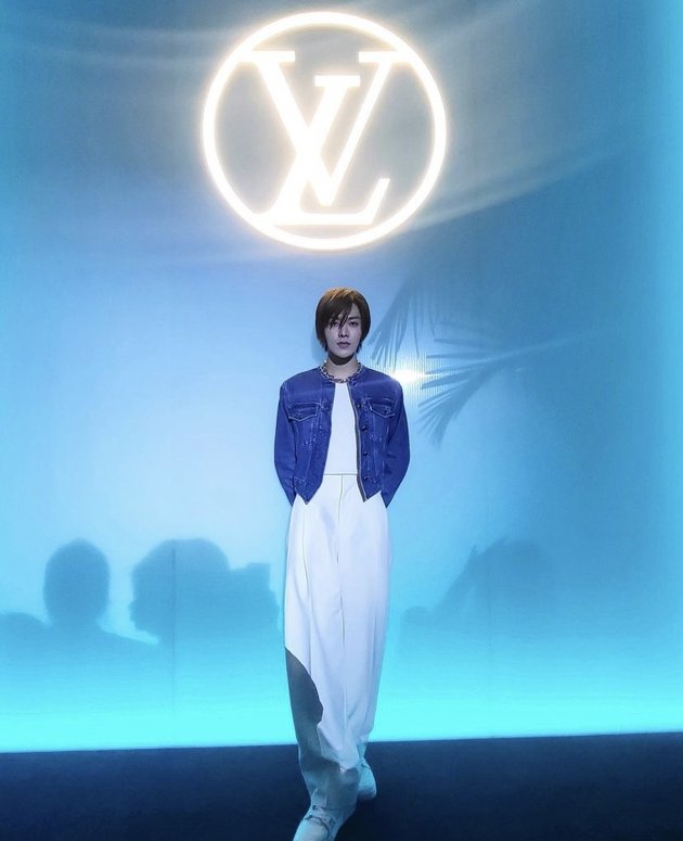NCT's Yuta attends Louis Vuitton's Mens SS24 show in Paris