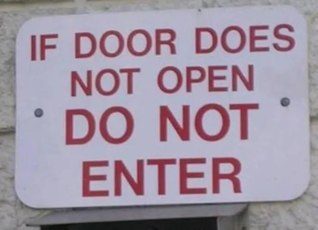 foto tanda peringatan super lucu