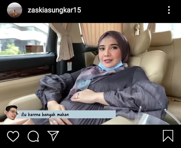 Has Been Awaited for 9 Years, 6 Portraits of Zaskia Sungkar's Baby Bump Pregnant with First Child