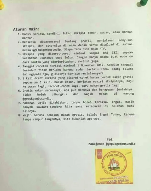 ayam gepuk, ayam gepuk pak gembus, foto unik, foto aneh