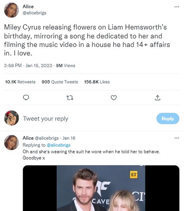 The Netizen Theory Behind the Viral Song 'Flowers' by Miley Cyrus, a Jab at Liam Hemsworth Who Cheated 14 Times?