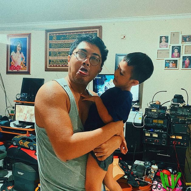 Last Meeting with Beloved Child, Angger Dimas Reveals Dante Said He Didn't Want to Swim
