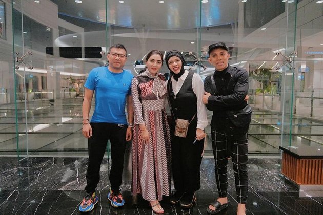 Rarely Seen Together, Here are 8 Photos of Ashanty's Familiarity with the Gen Halilintar Family - Enjoying Dinner Together Until the Restaurant is Almost Full