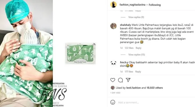 harga baju bayi rayyanza anak raffi nagita