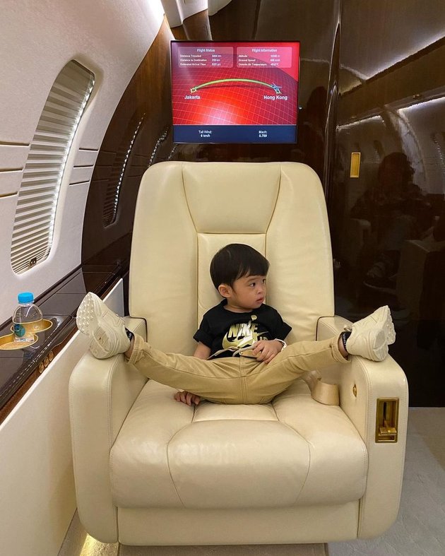 Born a Sultan, Here are 8 Portraits of Raphael Moeis, Sandra Dewi's Son, When Riding a Private Jet - Netizens: Young Master on Vacation