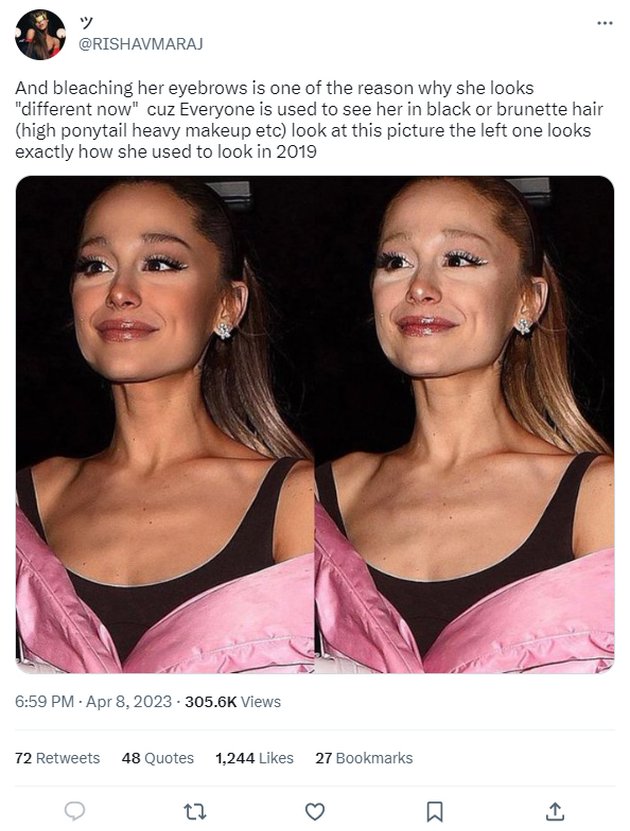 Appearing Thinner and Paler in Latest Photos, Ariana Grande Suspected of Having Anorexia