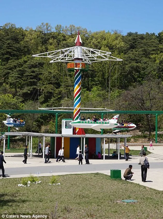 hal unik Korea Utara, Korea Utara, taman bermain di Korea Utara