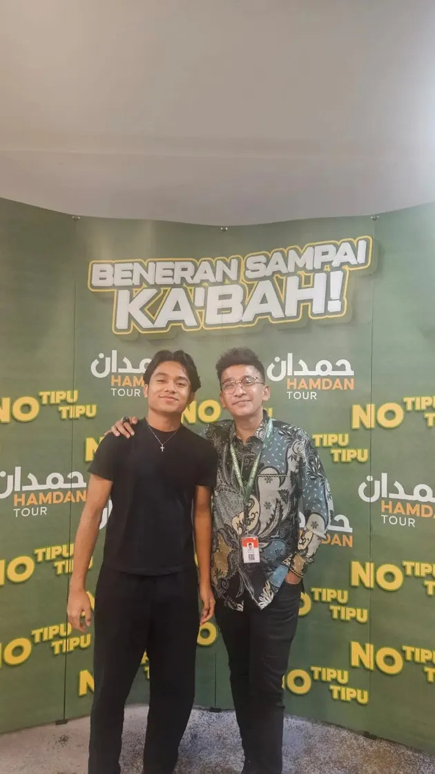 Betrand Peto antar Ruben Onsu berangkat umrah